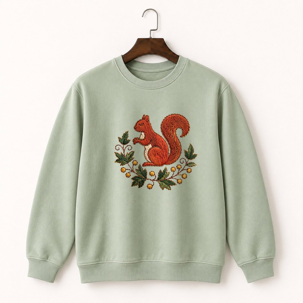 Red Squirrel Crewneck Sweatshirt 2