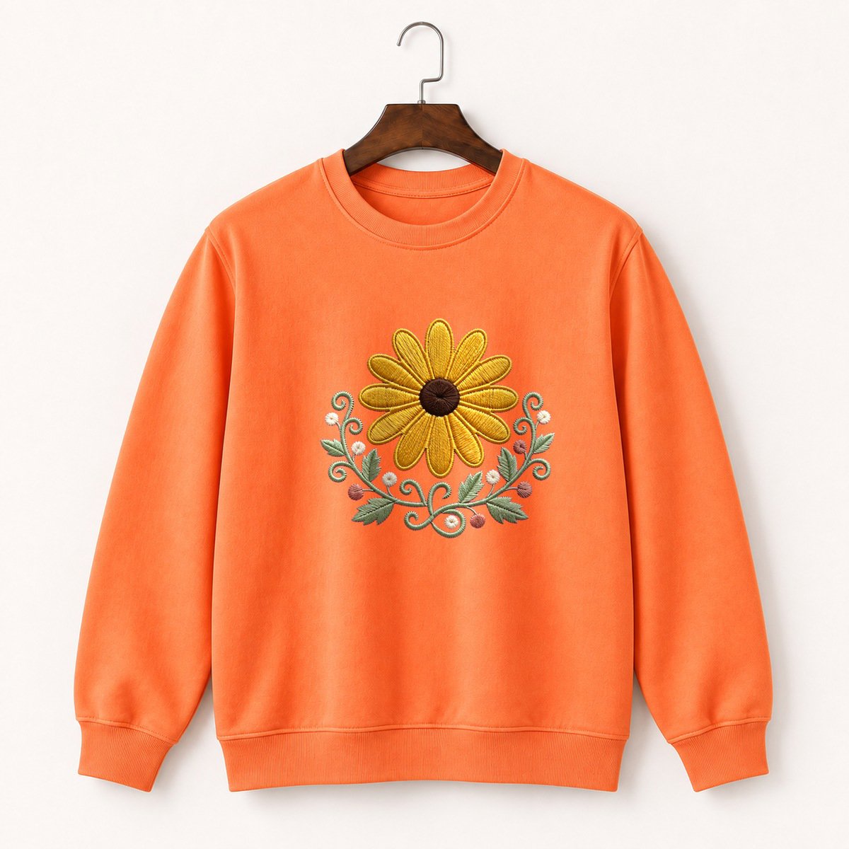 Black-Eyed Susan Flower Crewneck Sweatshirt 3
