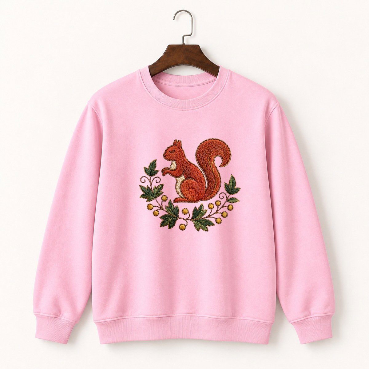 Red Squirrel Crewneck Sweatshirt 4