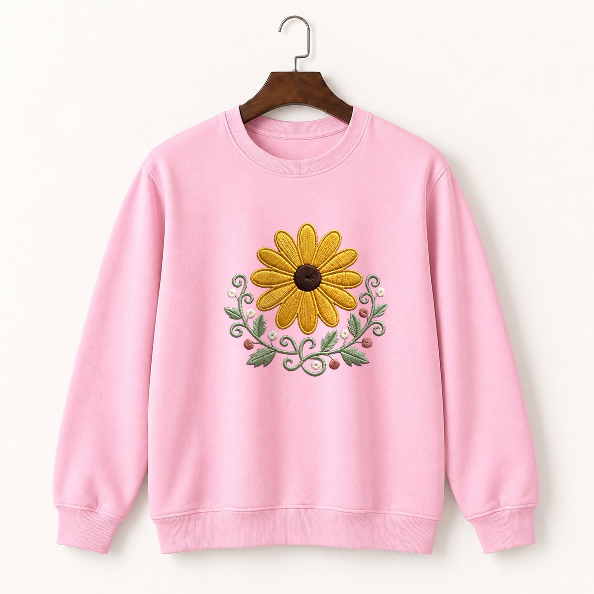 Black-Eyed Susan Flower Crewneck Sweatshirt 4