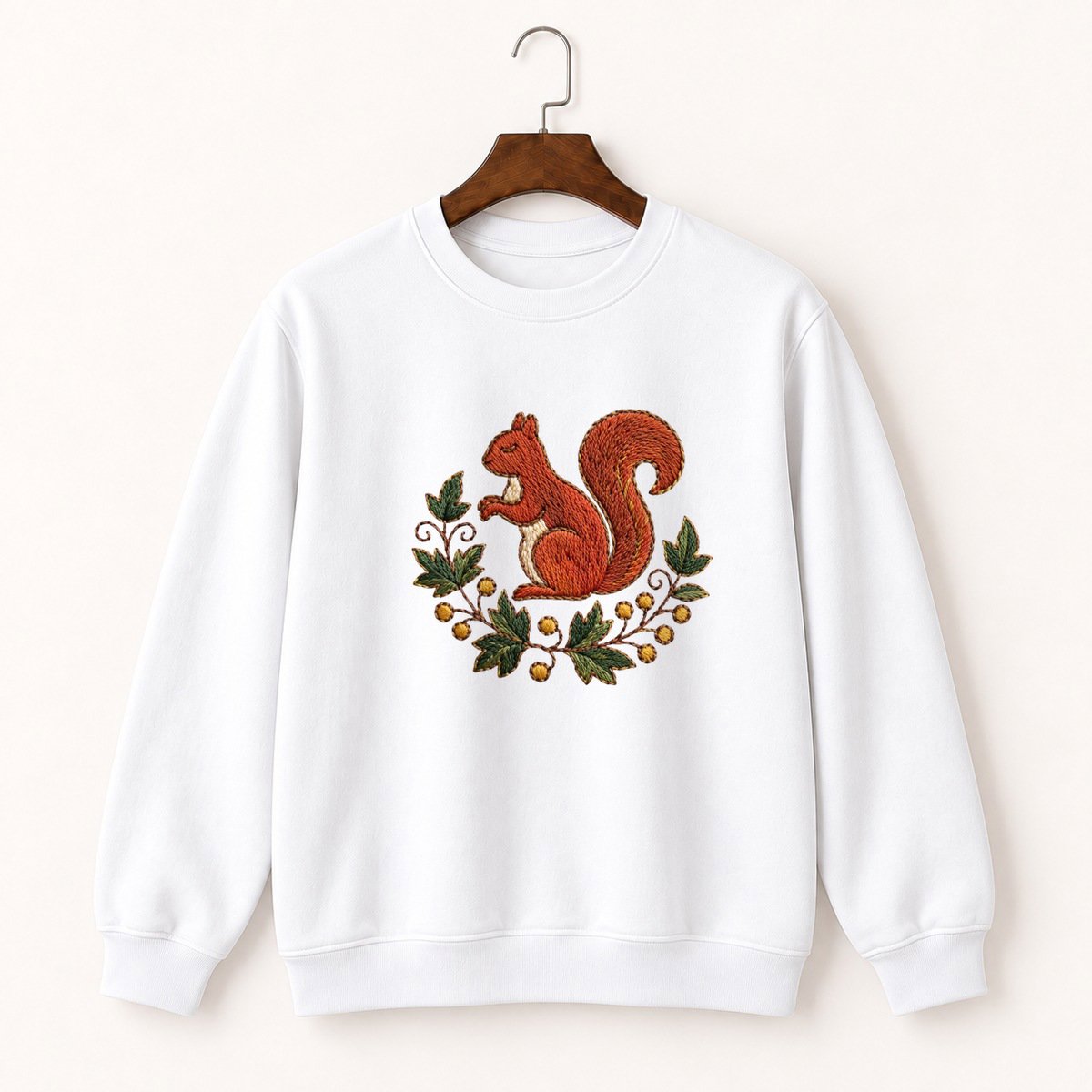 Red Squirrel Crewneck Sweatshirt 5