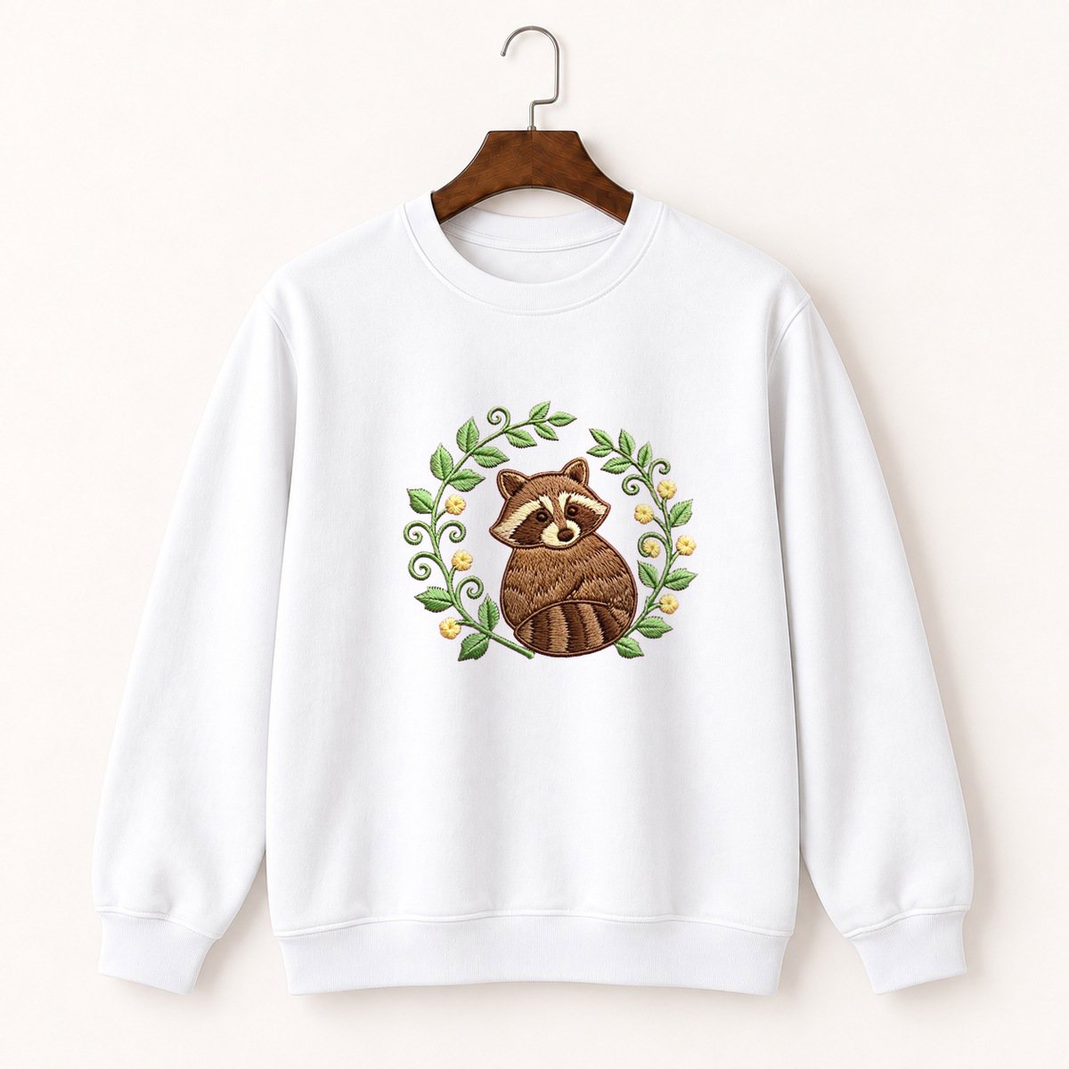 Raccoon Crewneck Sweatshirt 5