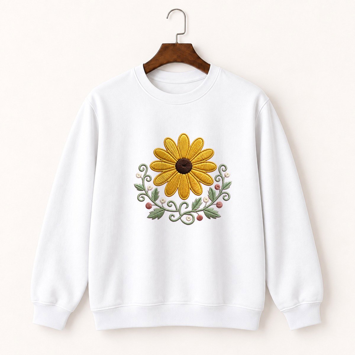 Black-Eyed Susan Flower Crewneck Sweatshirt 5