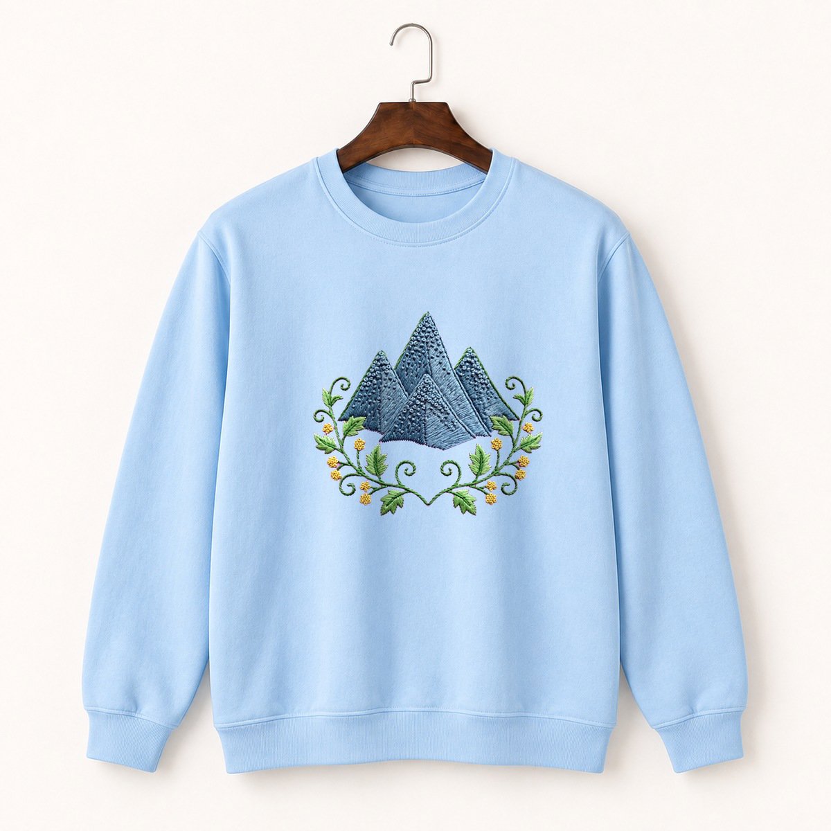 Grand Teton Mountain Crewneck Sweatshirt 1