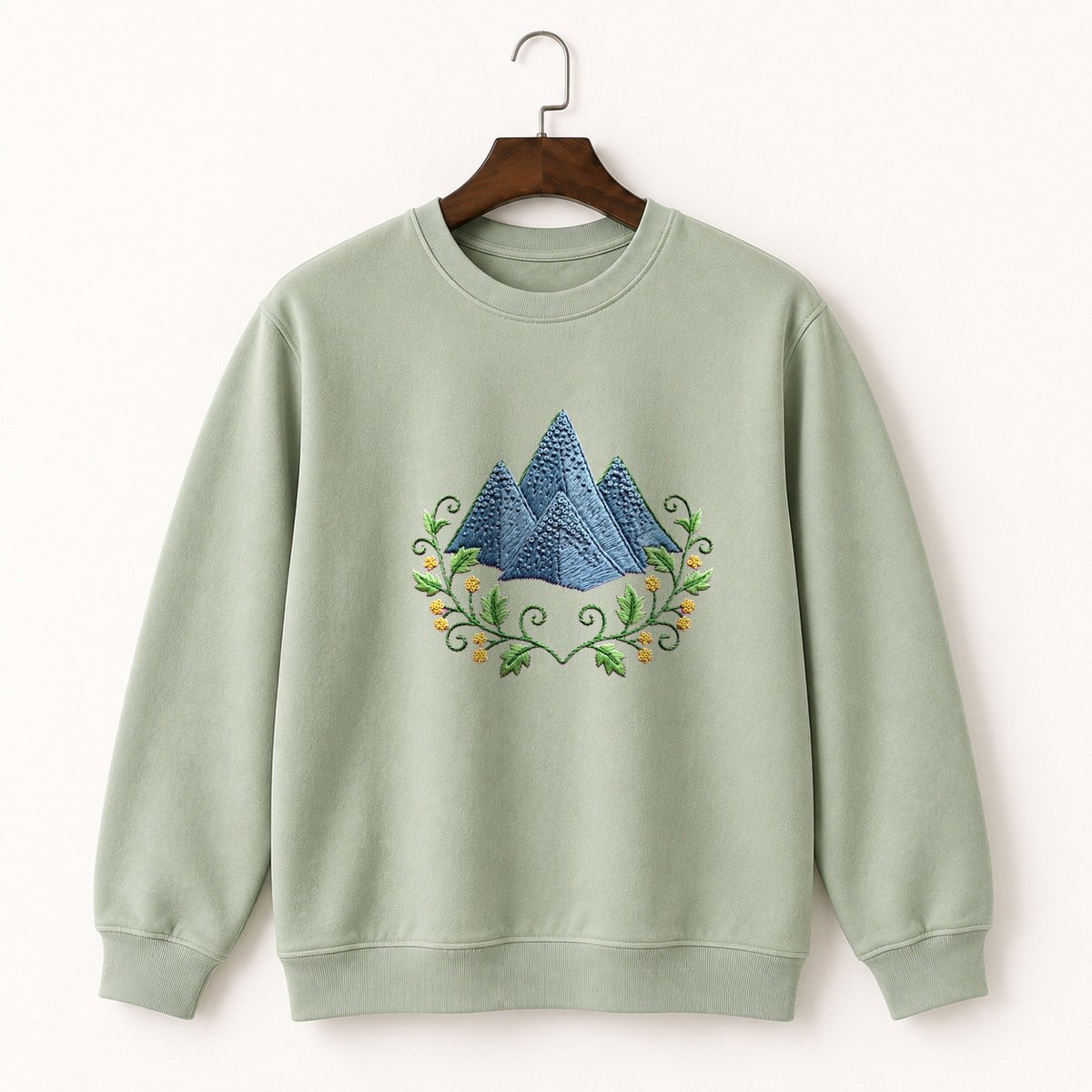 Grand Teton Mountain Crewneck Sweatshirt 2