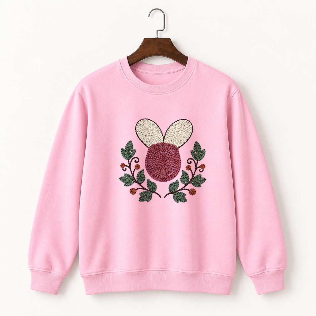 Lady's Slipper Flower Crewneck Sweatshirt 4