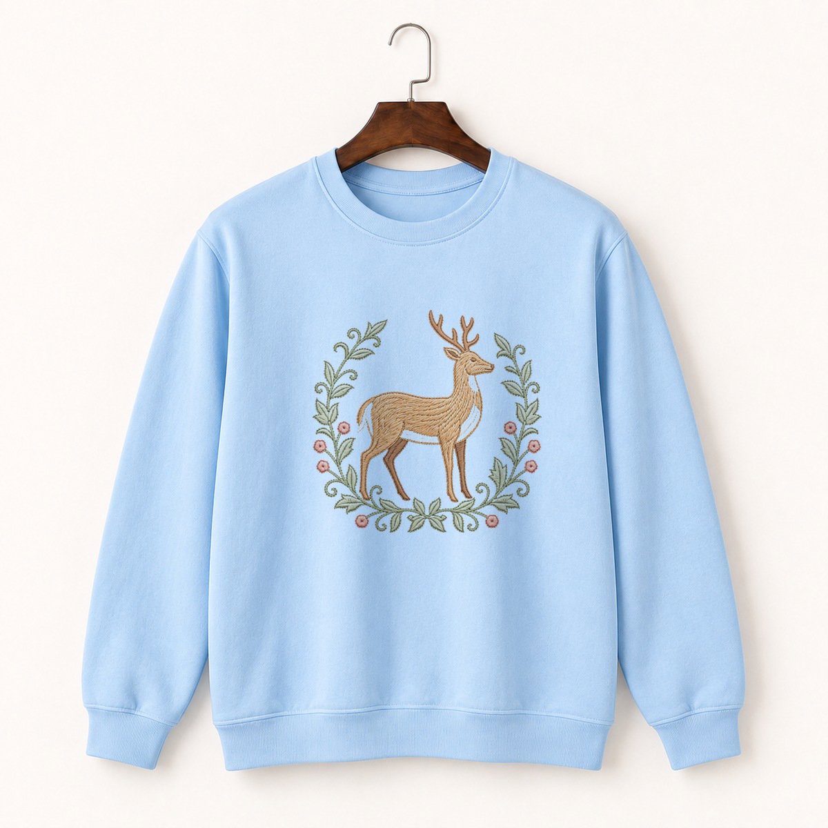 White-Tailed Deer Crewneck Sweatshirt 1