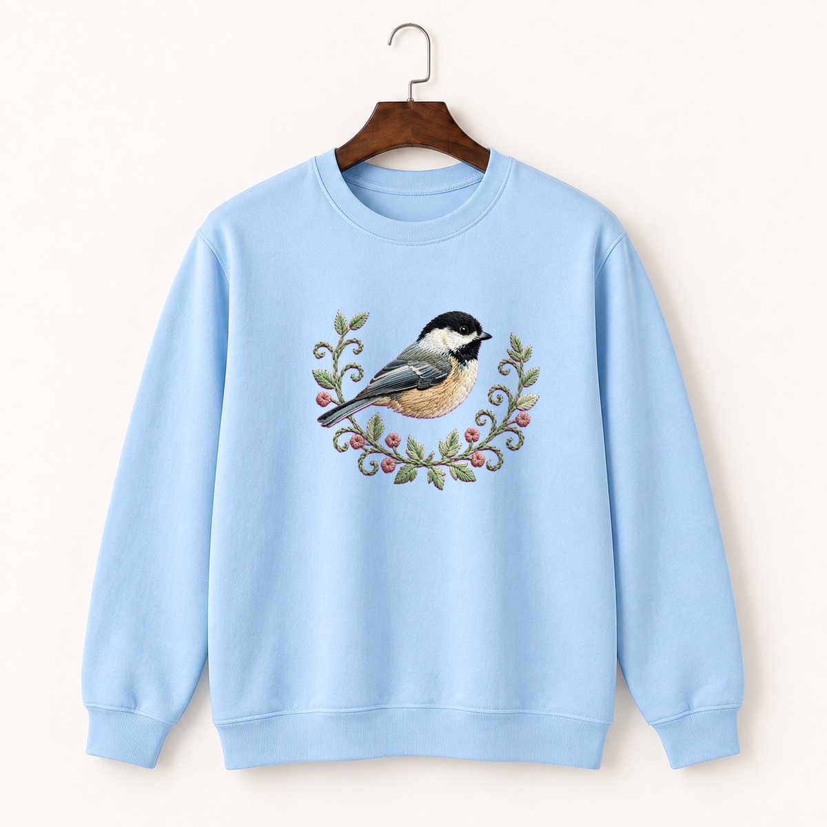 Black-Capped Chickadee Crewneck Sweatshirt 1