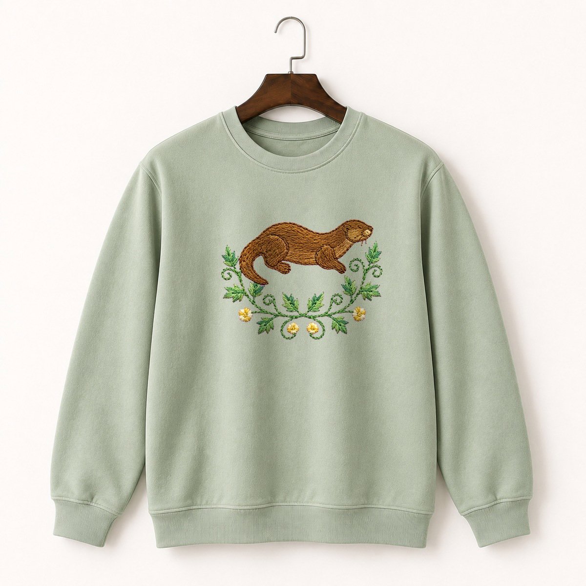 River Otter Crewneck Sweatshirt 2
