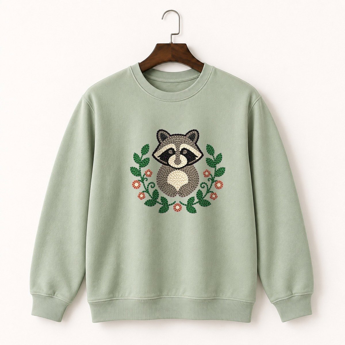 Raccoon Crewneck Sweatshirt 2
