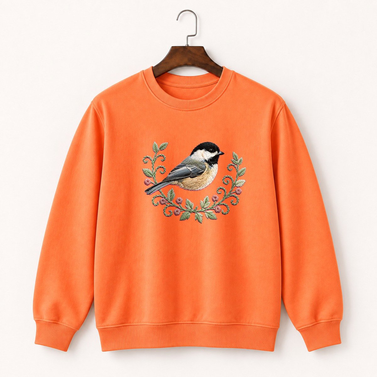 Black-Capped Chickadee Crewneck Sweatshirt 3