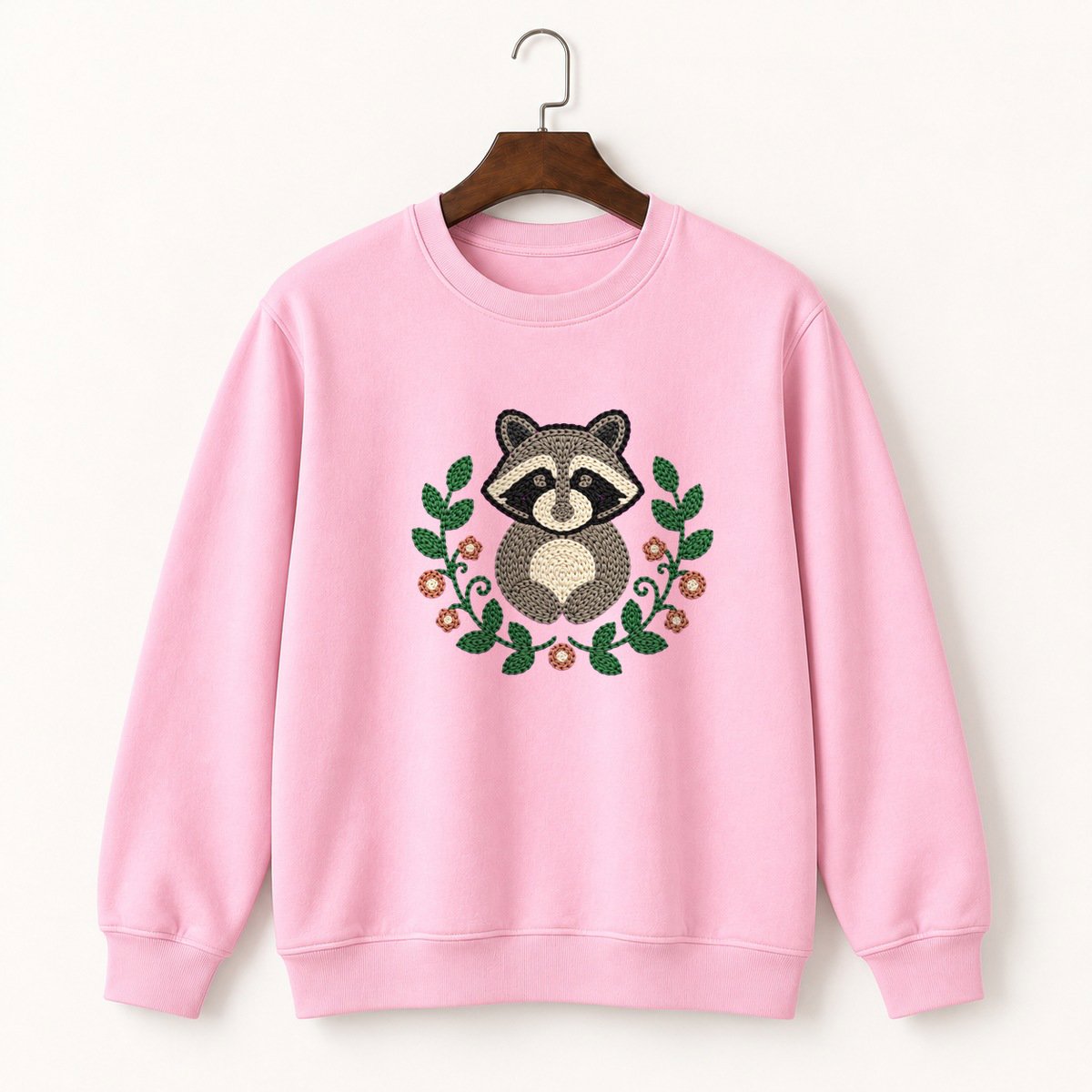 Raccoon Crewneck Sweatshirt 4
