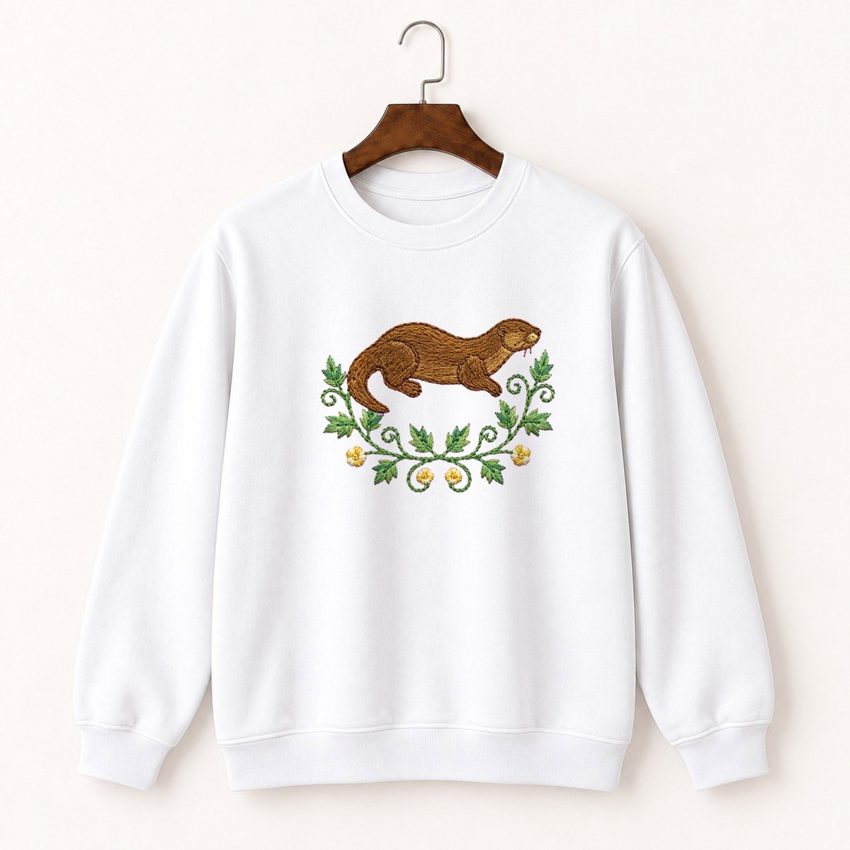 River Otter Crewneck Sweatshirt 5
