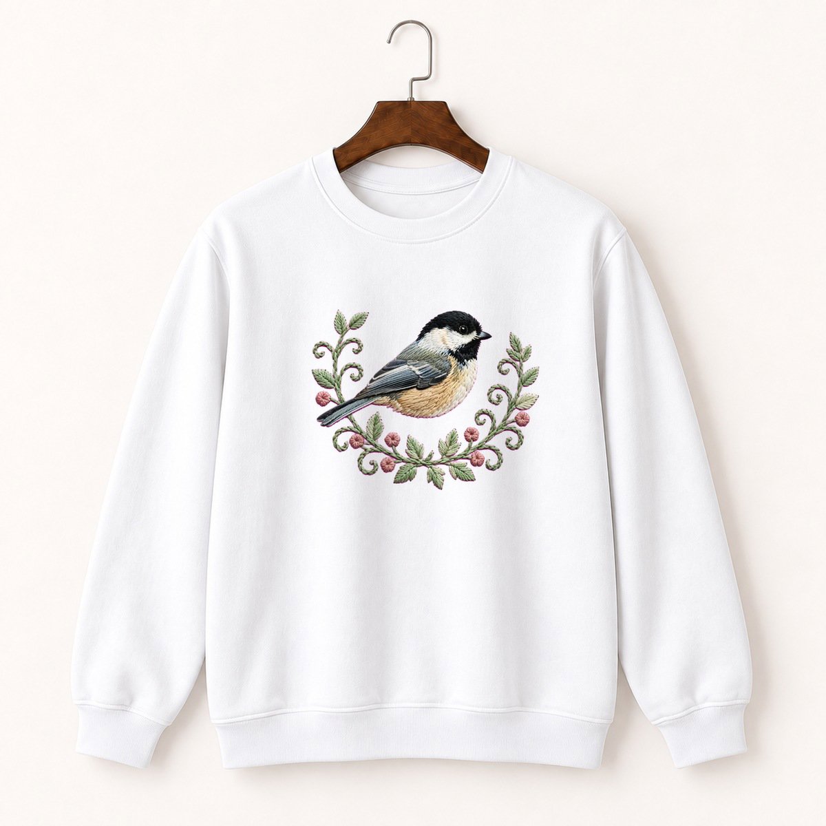 Black-Capped Chickadee Crewneck Sweatshirt 5