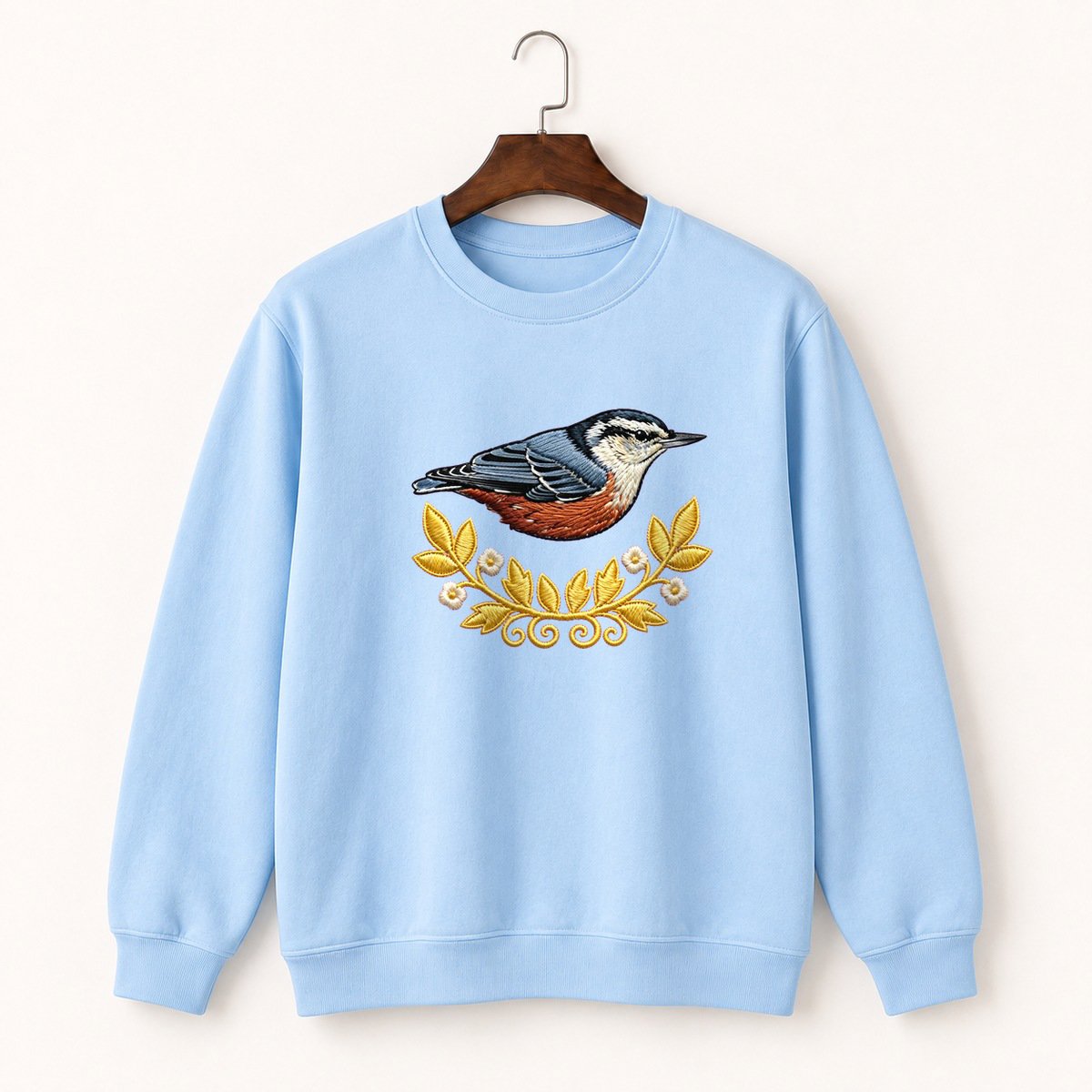 Red-Breasted Nuthatch Crewneck Sweatshirt 1