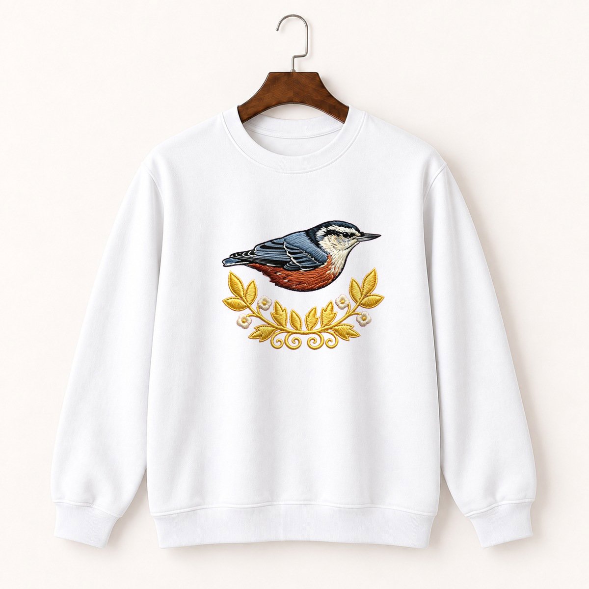 Red-Breasted Nuthatch Crewneck Sweatshirt 5