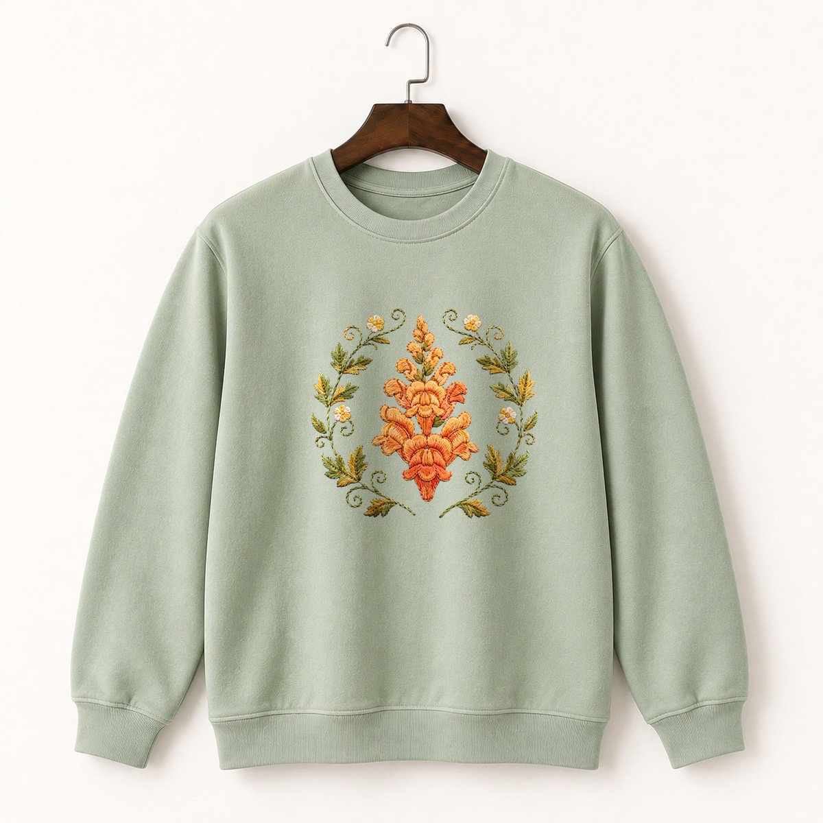 Snapdragon Flower Crewneck Sweatshirt 2