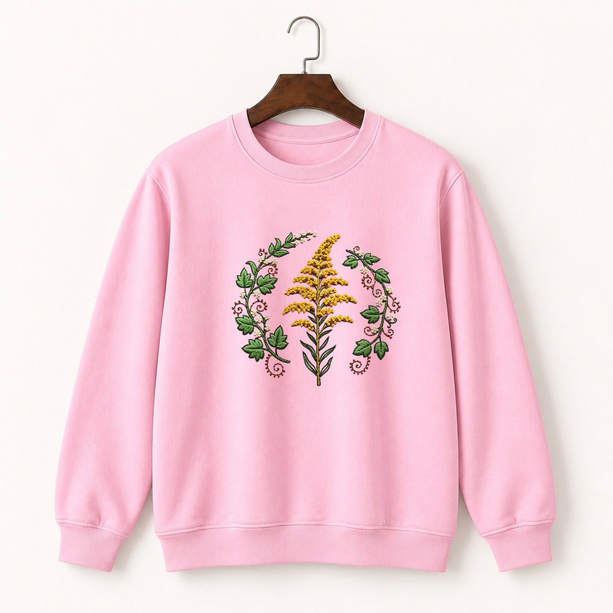 Goldenrod Flower Crewneck Sweatshirt 4
