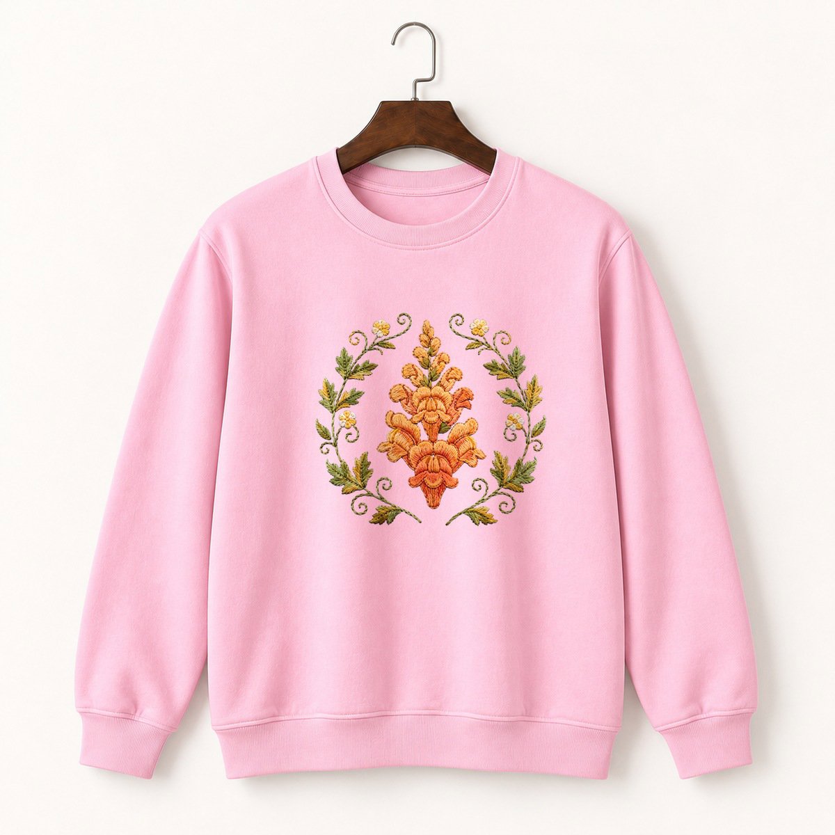 Snapdragon Flower Crewneck Sweatshirt 4