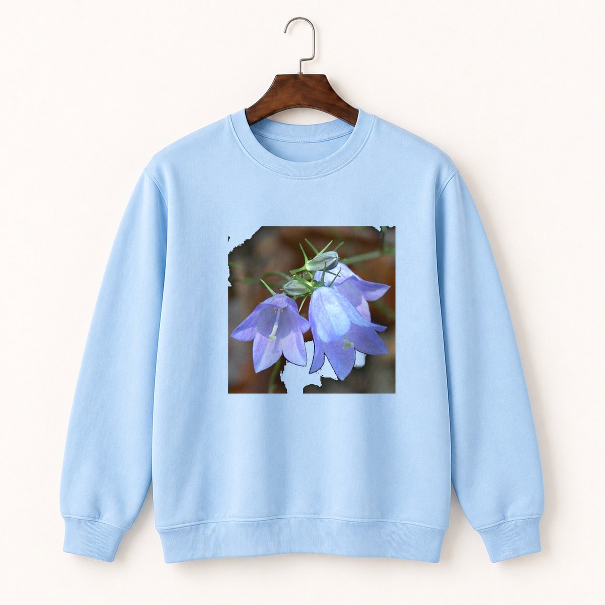 Harebell Flower Crewneck Sweatshirt 1
