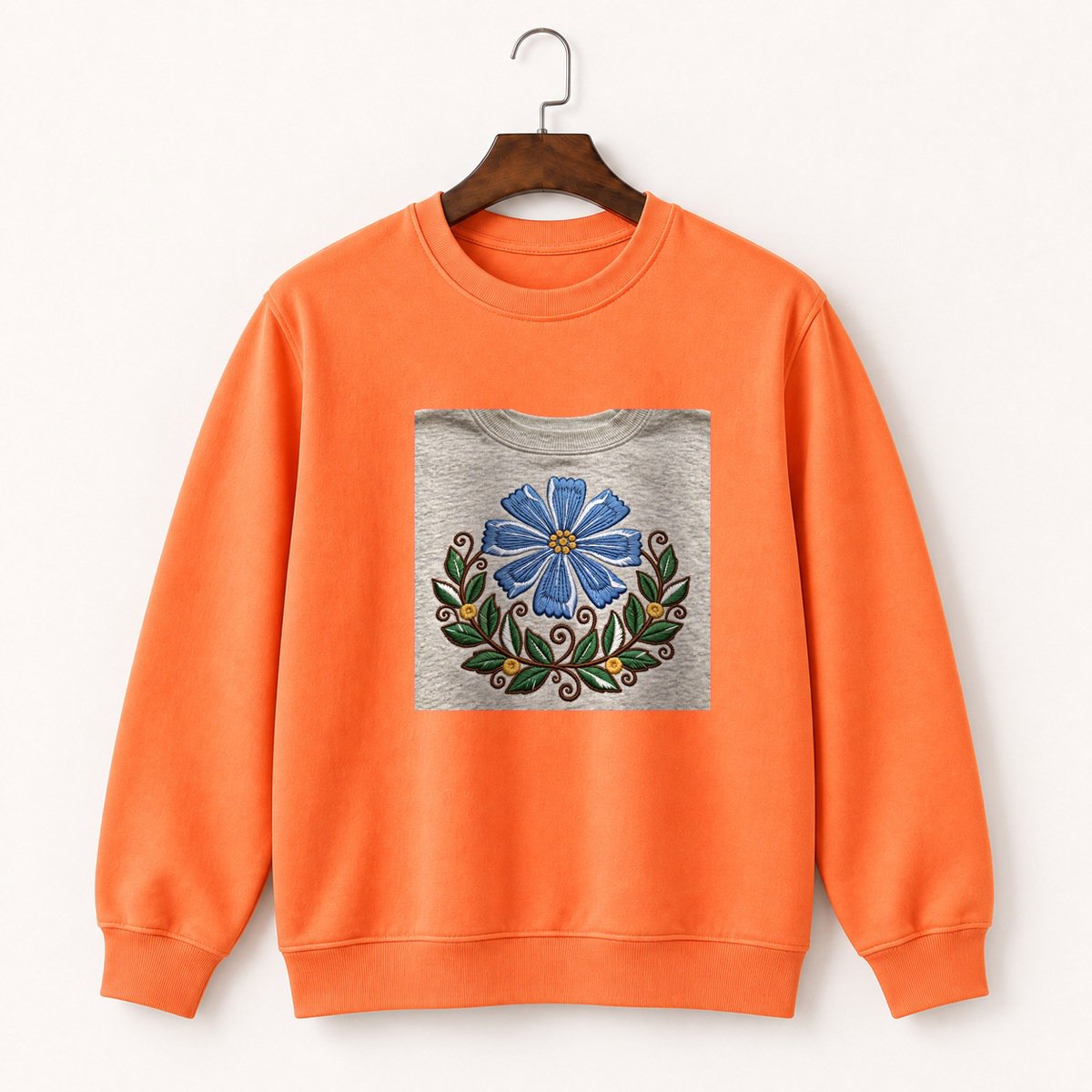 Chicory Flower Crewneck Sweatshirt 3