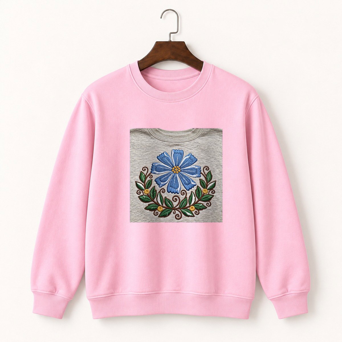 Chicory Flower Crewneck Sweatshirt 4