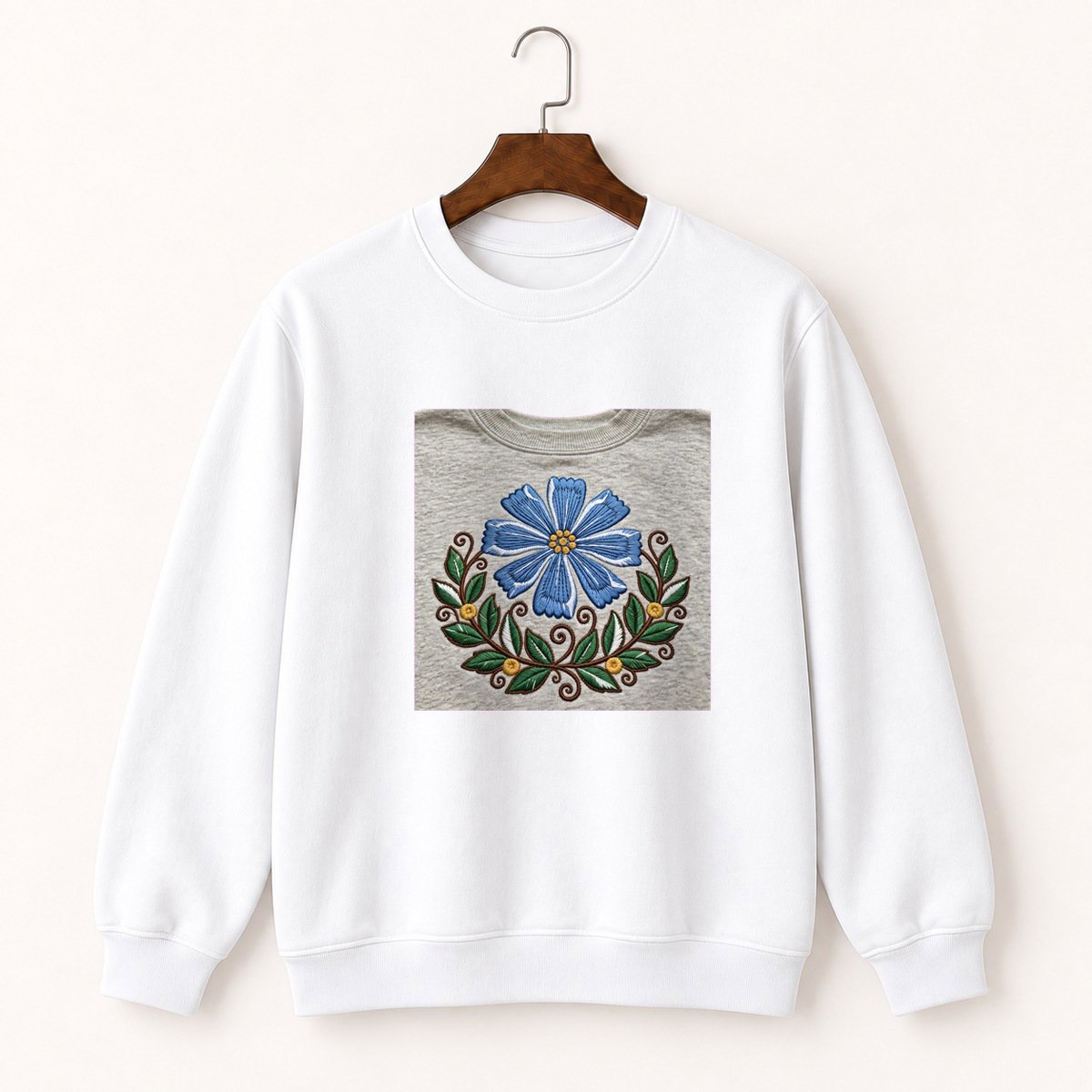Chicory Flower Crewneck Sweatshirt 5