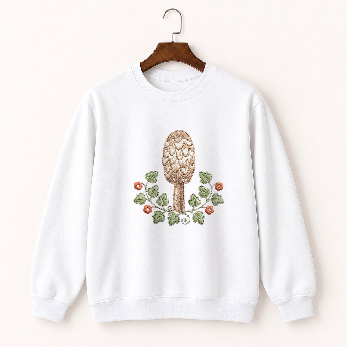 Shaggy Mane Mushroom Crewneck Sweatshirt 5