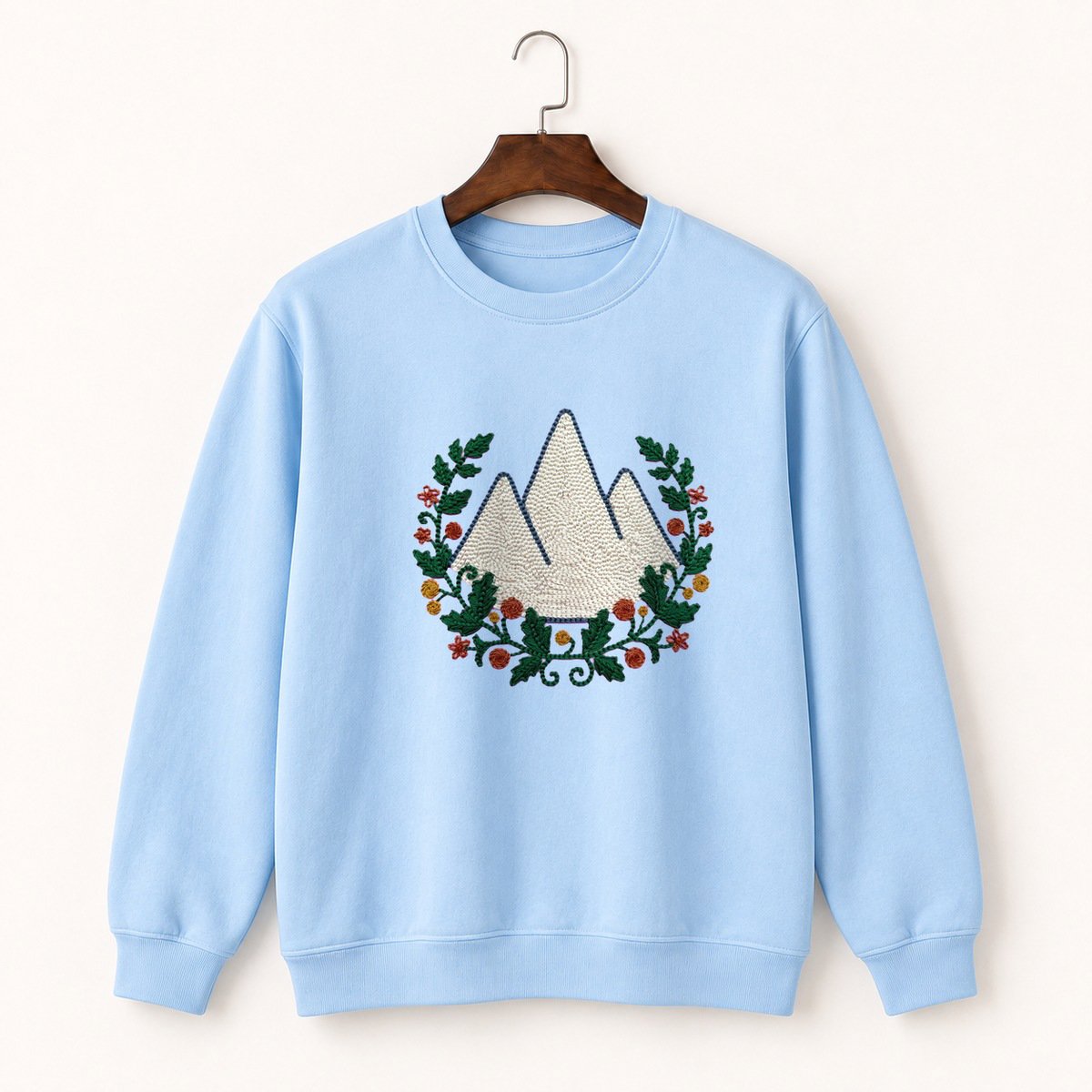 Grand Teton Mountain Crewneck Sweatshirt 1