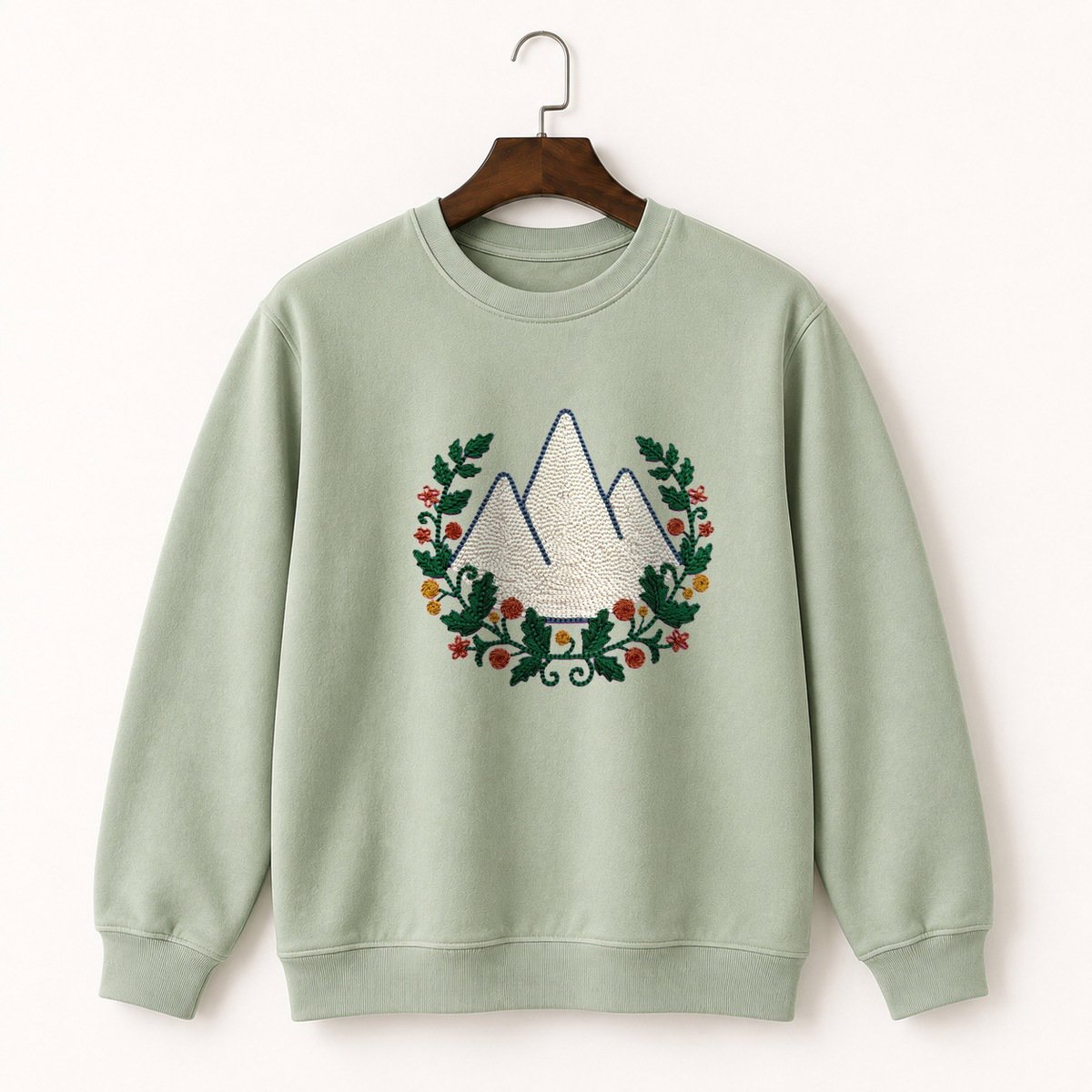 Grand Teton Mountain Crewneck Sweatshirt 2