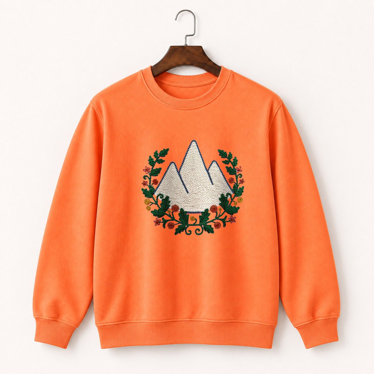 Grand Teton Mountain Crewneck Sweatshirt 3