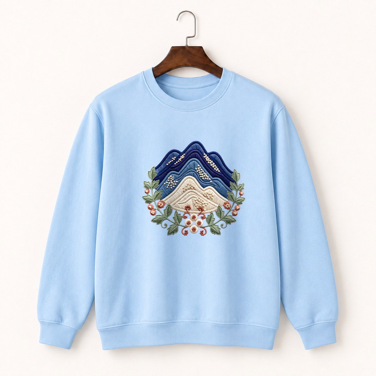 Blue Ridge Mountains Crewneck Sweatshirt 1
