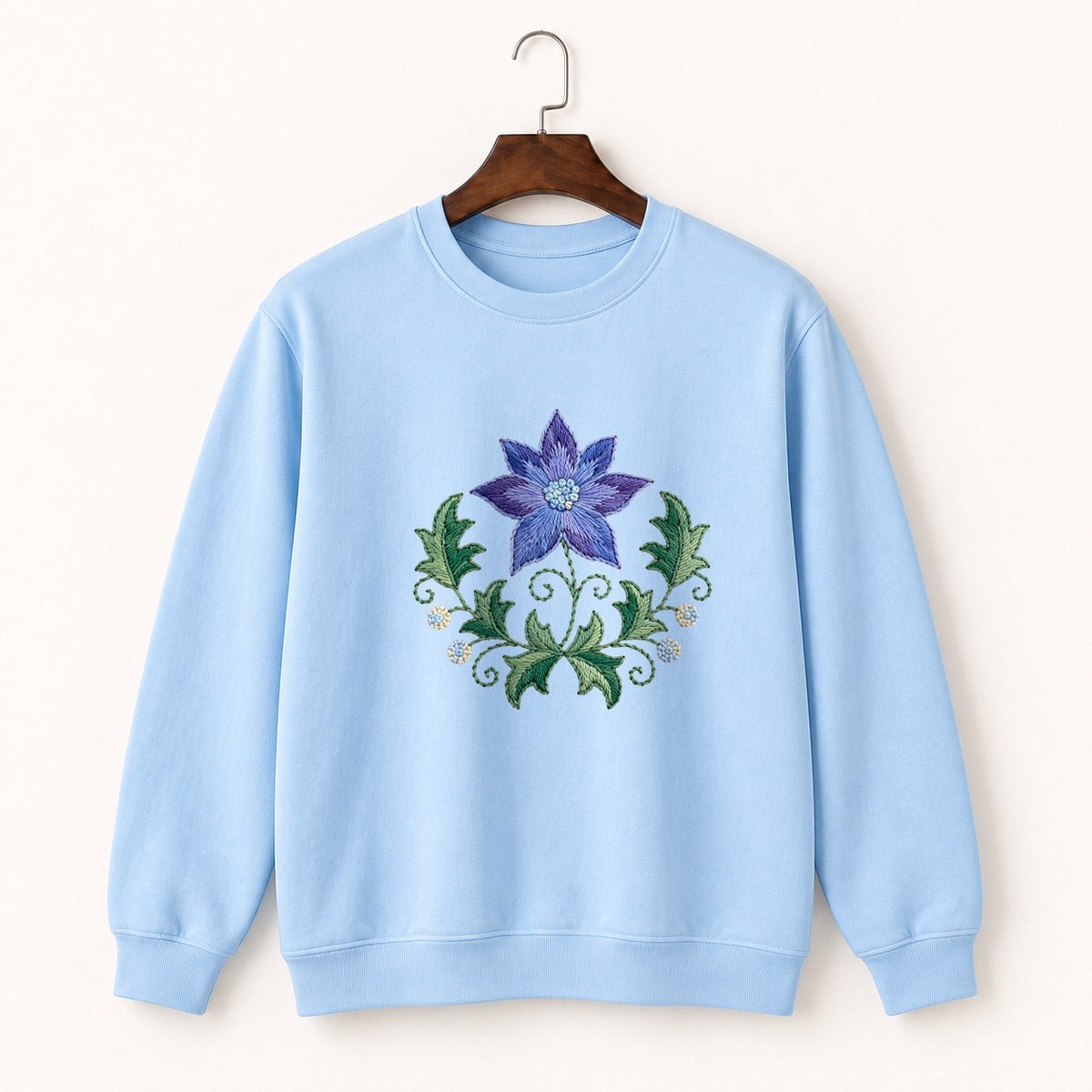 Mountain Wildflower Crewneck Sweatshirt 1