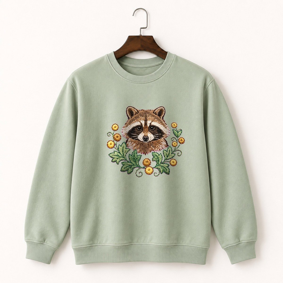 Raccoon Crewneck Sweatshirt 2