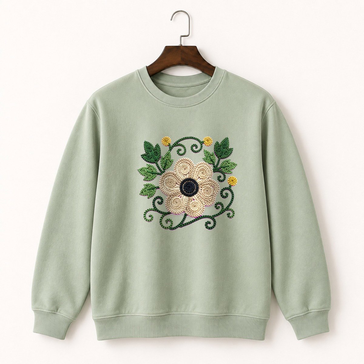 Anemone Flower Crewneck Sweatshirt 2