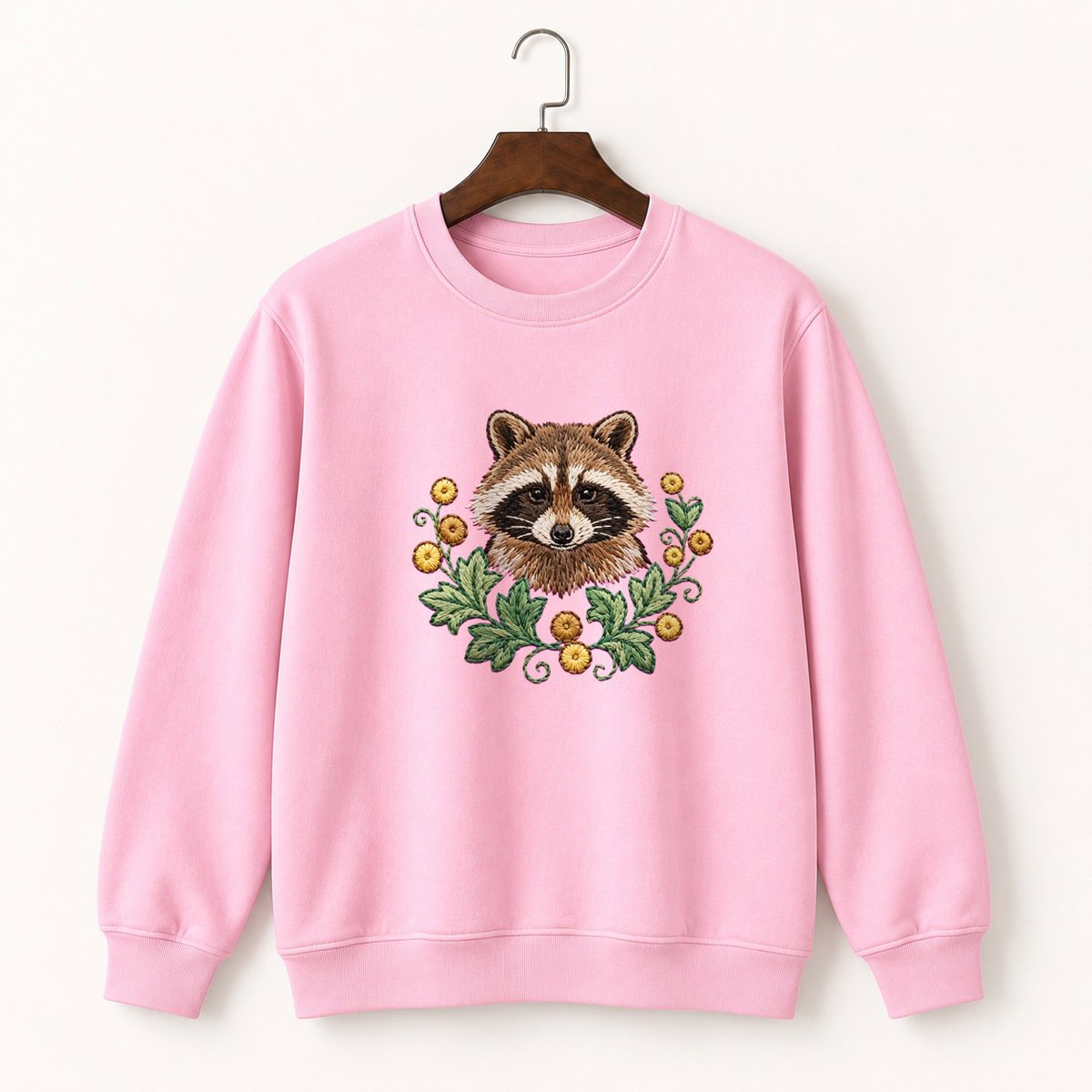 Raccoon Crewneck Sweatshirt 4