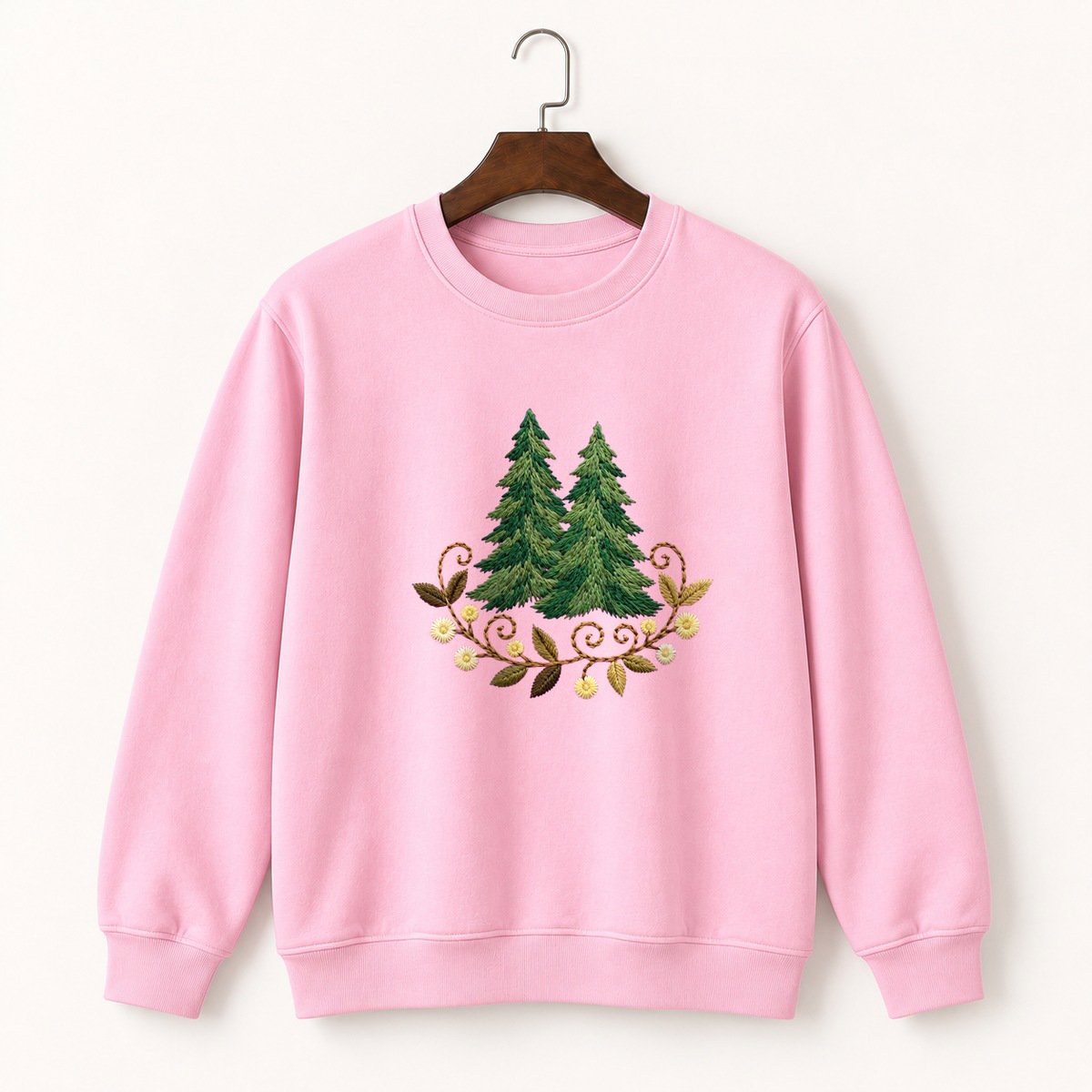 Pine Forest Crewneck Sweatshirt 4