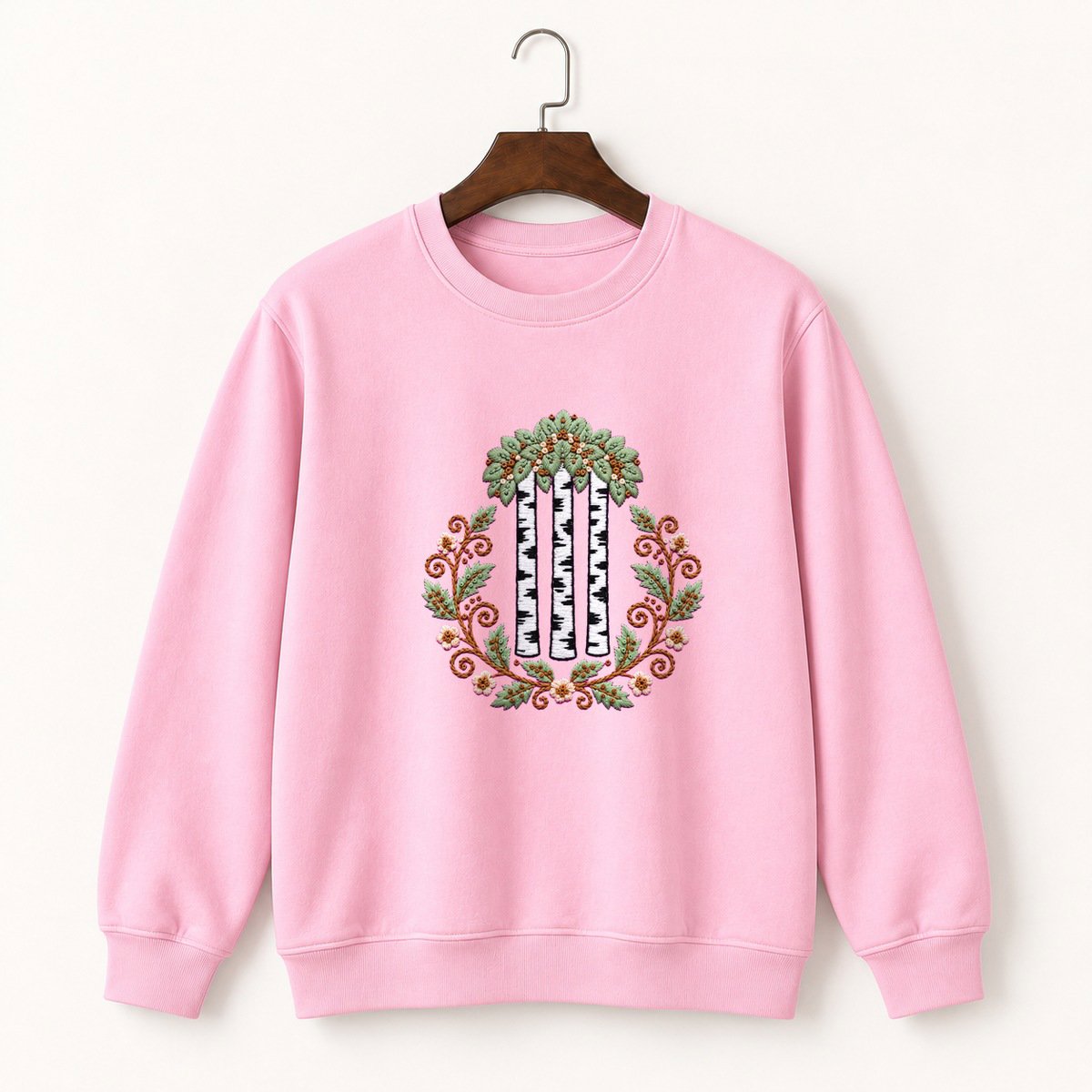 Birch Forest Crewneck Sweatshirt 4