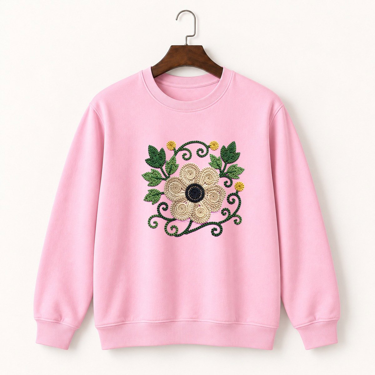 Anemone Flower Crewneck Sweatshirt 4