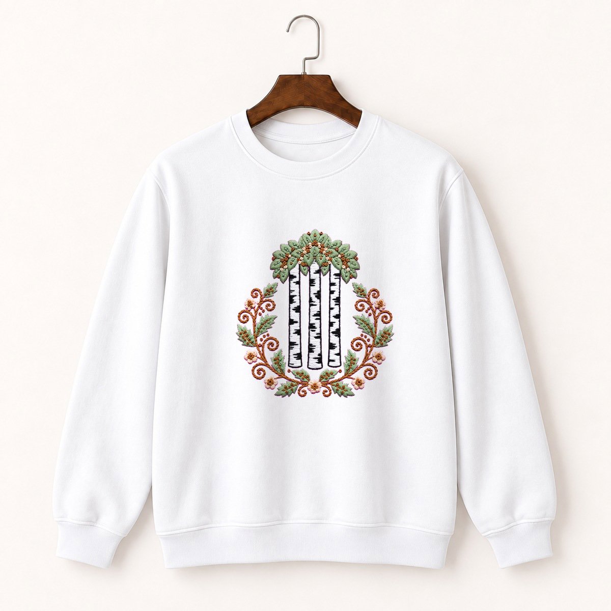 Birch Forest Crewneck Sweatshirt 5
