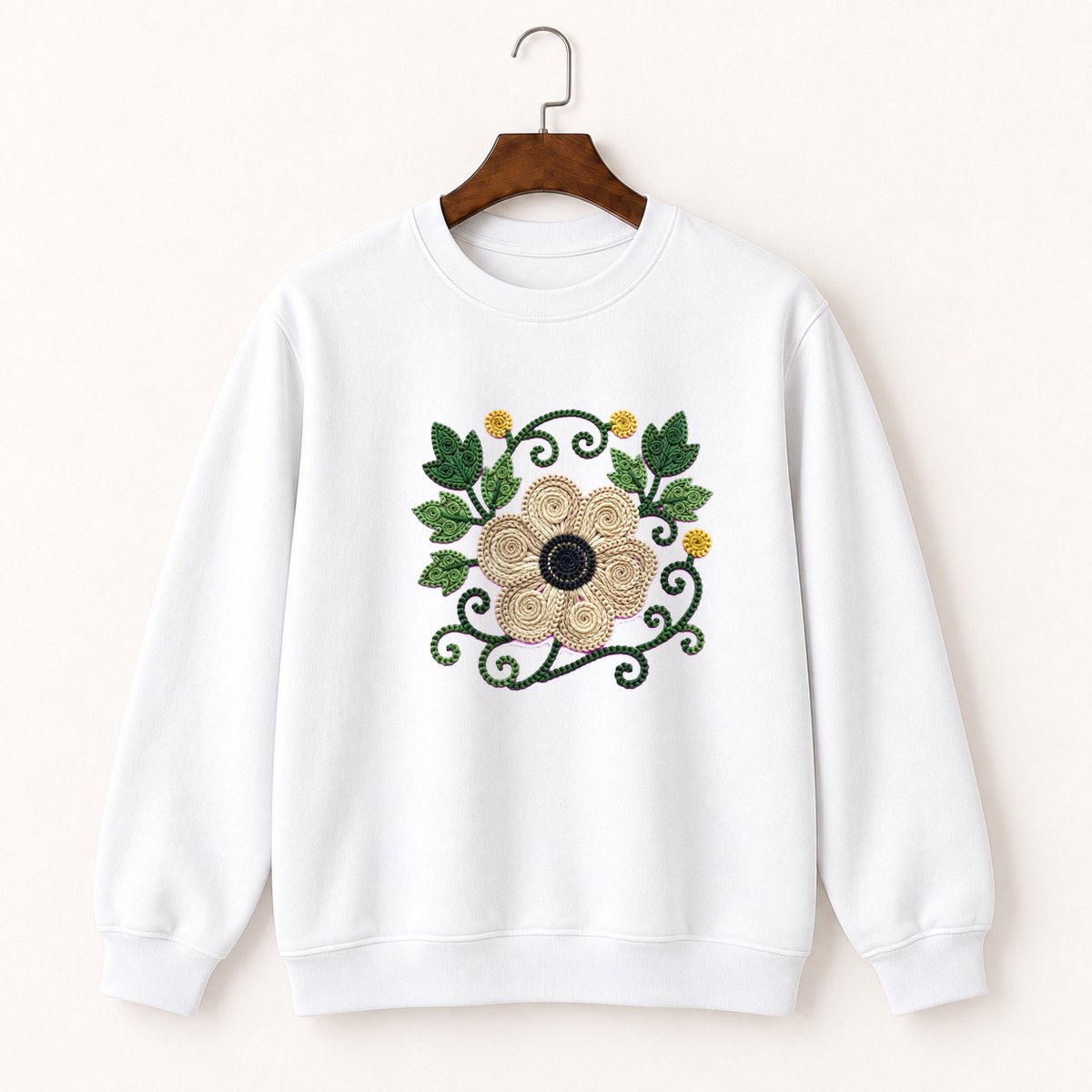 Anemone Flower Crewneck Sweatshirt 5