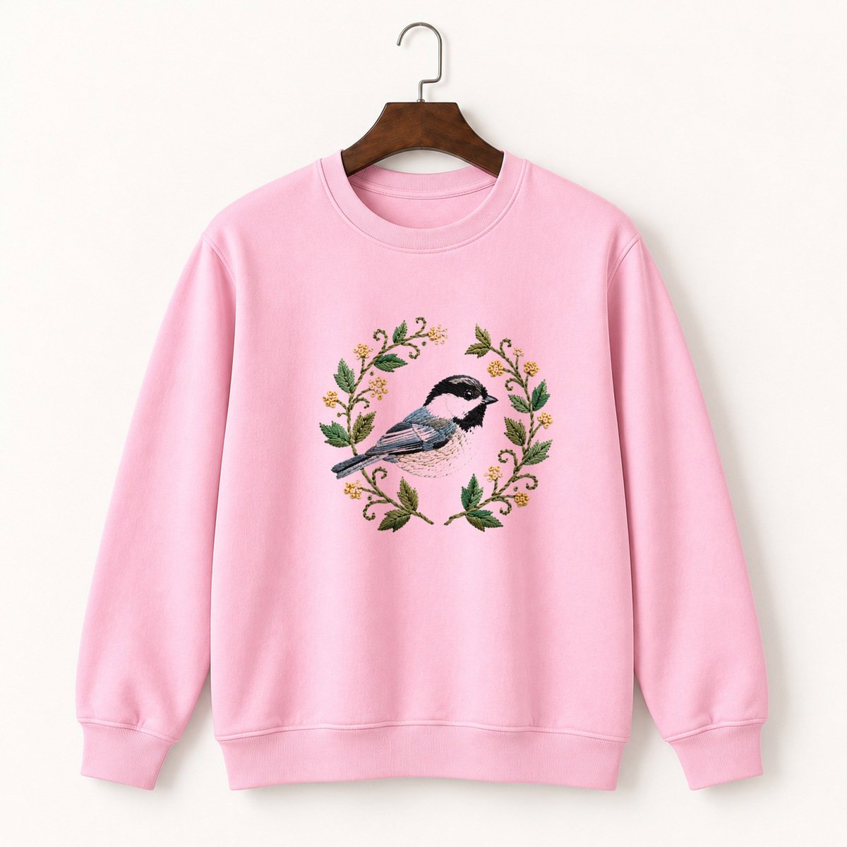 Black-Capped Chickadee Crewneck Sweatshirt 4