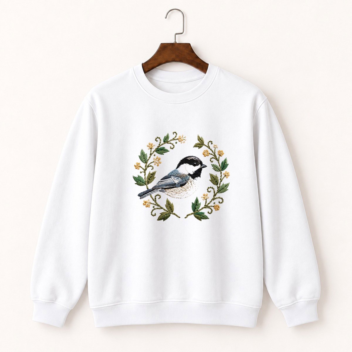 Black-Capped Chickadee Crewneck Sweatshirt 5
