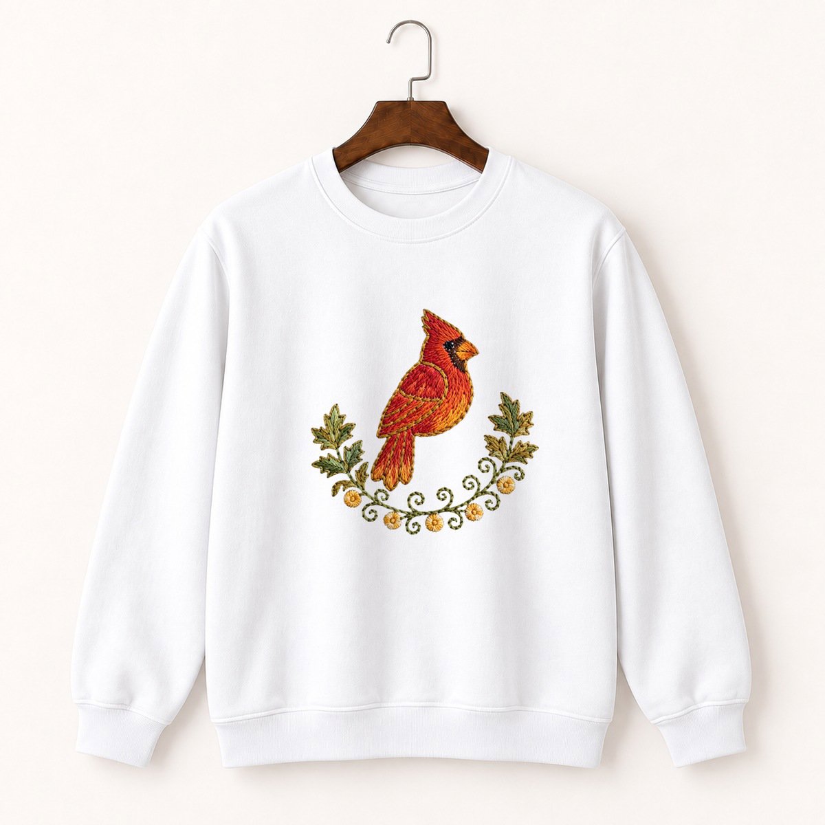 Northern Cardinal Crewneck Sweatshirt 5