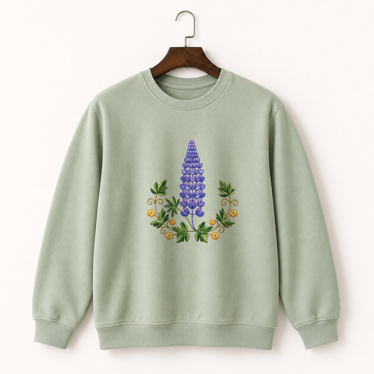 Lupine Flower Crewneck Sweatshirt 2