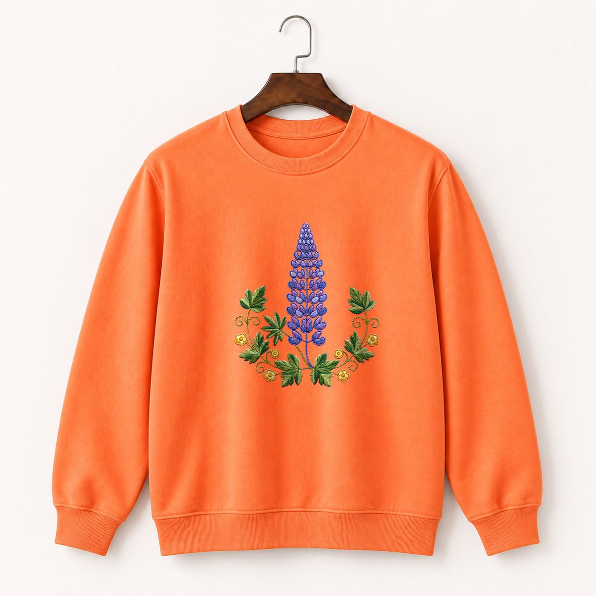 Lupine Flower Crewneck Sweatshirt 3