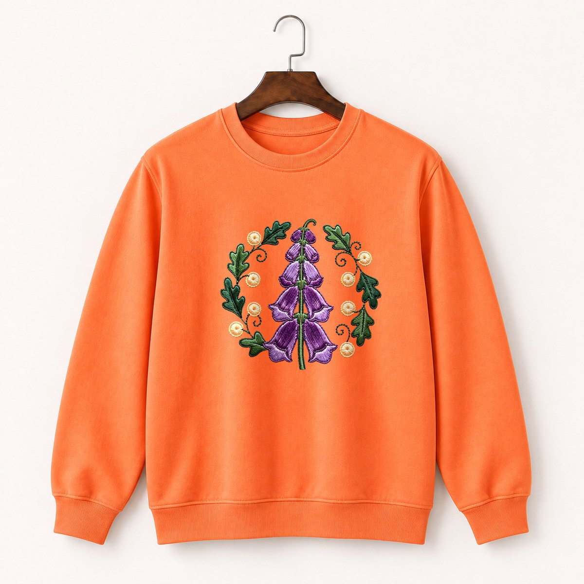 Foxglove Flower Crewneck Sweatshirt 3