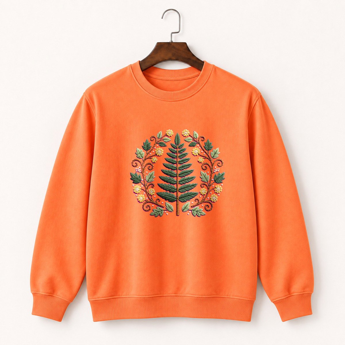 Fern Frond Crewneck Sweatshirt 3
