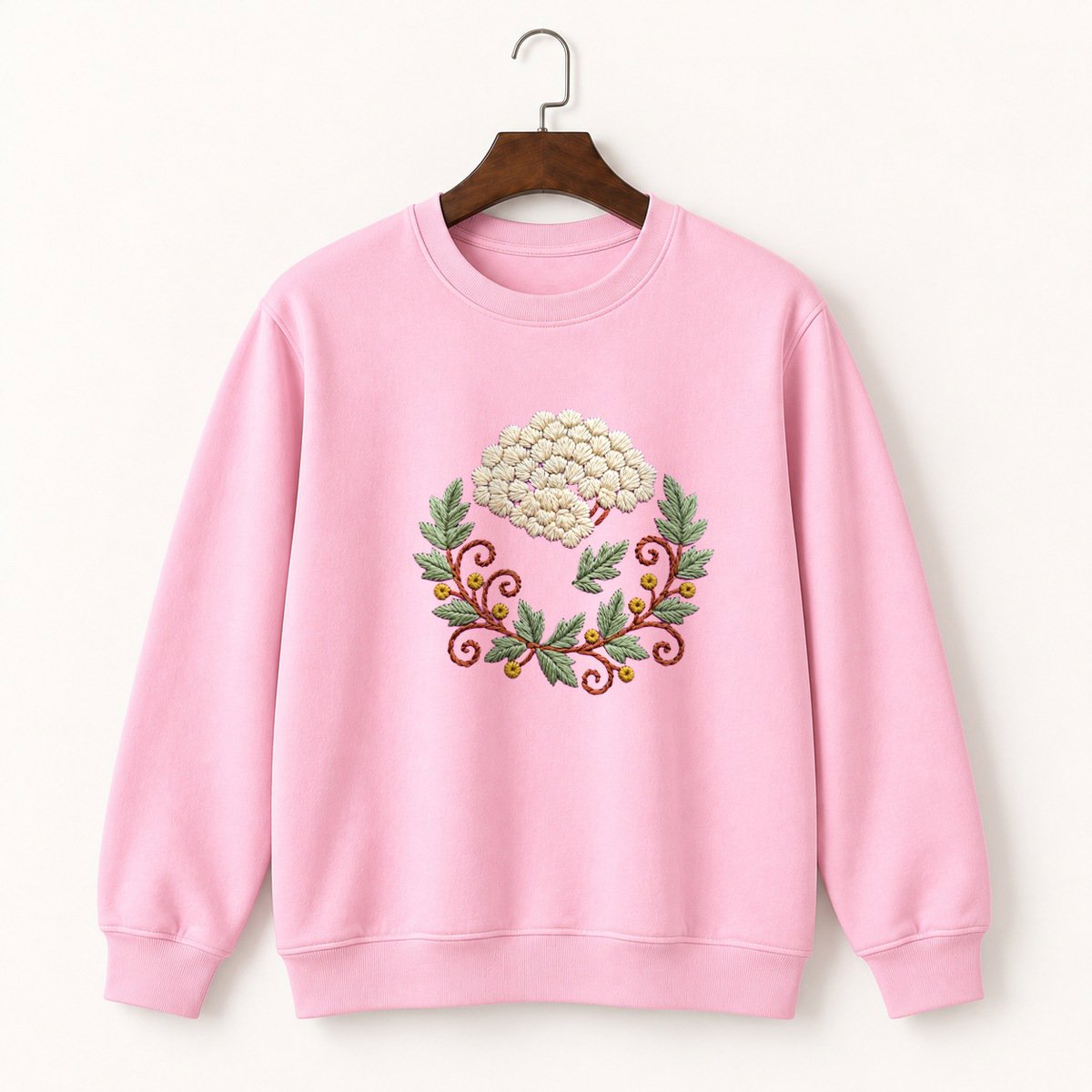 Yarrow Flower Crewneck Sweatshirt 4