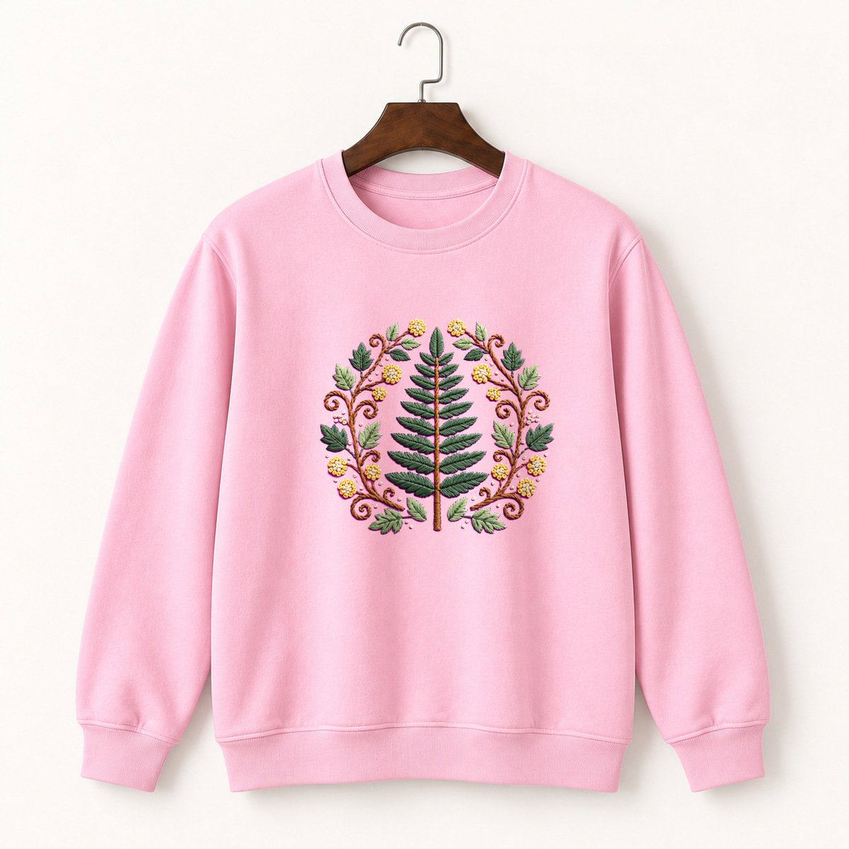 Fern Frond Crewneck Sweatshirt 4